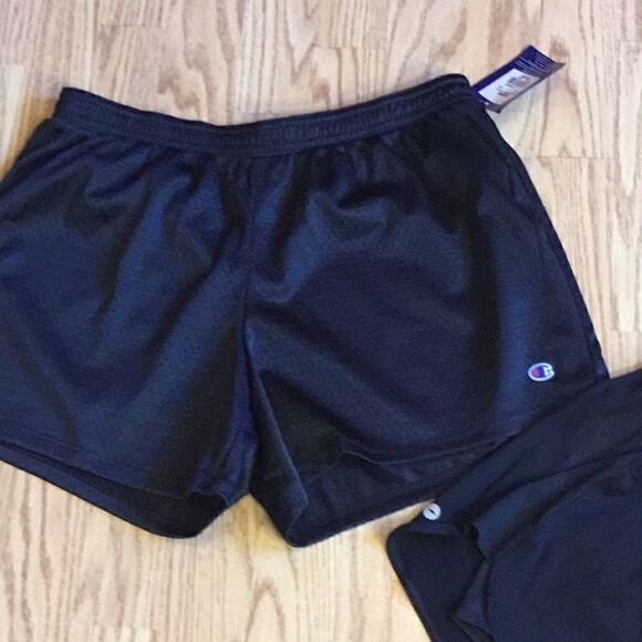 2 pair of athletic shorts in size medium, both black - Picture 3 of 13